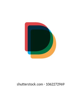 Letter D logo template
