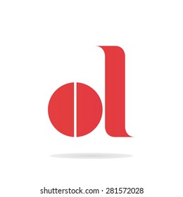 Letter D logo template