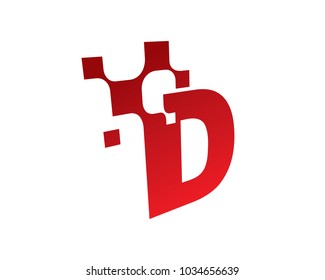 Letter D Logo Template Design Vector, Emblem, Design Concept, Creative Symbol, Icon