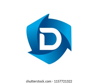 Letter D Logo Template Design Vector, Emblem, Concept Design, Creative Symbol, Icon