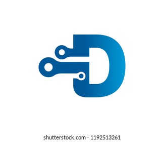 Letter D Logo Template Design Vector, Emblem, Concept Design, Creative Symbol, Icon