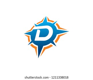 Letter D Logo Template Design Vector, Emblem, Concept Design, Creative Symbol, Icon