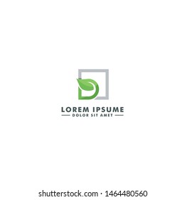 Letter D logo template design - vector