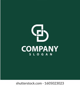 letter d logo template design vector illustration, icon