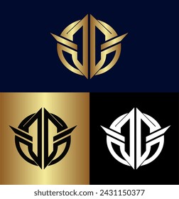 letter D logo template design with wings. D creative logo with wings. modern logotype symbol. wing logo. vector symbol of freedom. flying icon