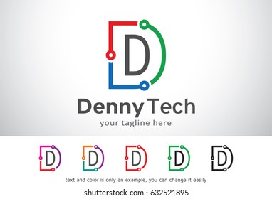 Letter D Logo Template Design Vector, Emblem, Design Concept, Creative Symbol, Icon