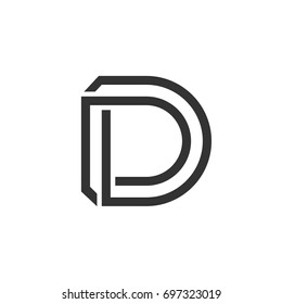 Letter D Logo Template Illustration Design. Vector EPS 10.