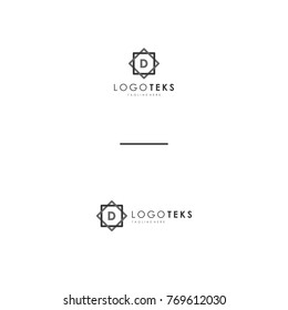 letter d logo templates
