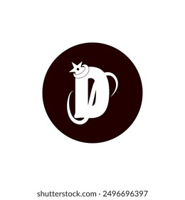 letter d logo that is unique and simple