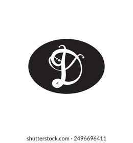 letter d logo that is unique and simple