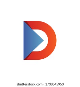 
Letter d logo in vector