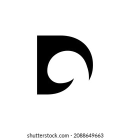 Letter D logo vector design template
