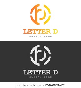 Letter D Logo Vector Stock Illustration