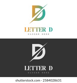 Letter D Logo Vector Stock Illustration