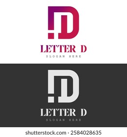 Letter D Logo Vector Stock Illustration
