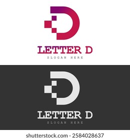 Letter D Logo Vector Stock Illustration