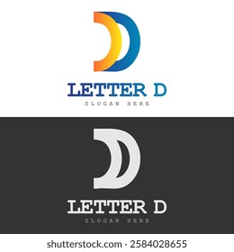 Letter D Logo Vector Stock Illustration