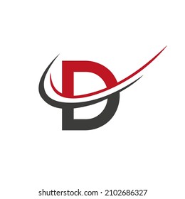 Letter D Logo Vector Template Modern and Simple Design. D Logotype For Business And Company Identity, Modern, Flat And Minimalist Template