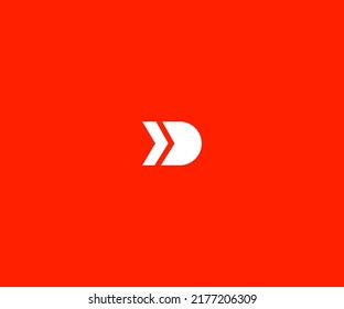 Letter D Logo Vector Template Abstract Monogram Symbol