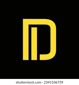 Letter D Logo Vector Template Abstract Symbol Monogram