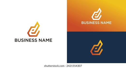 Letter D Logo Vector Template Abstract Monogram Symbol