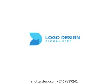 Letter D logo vector template