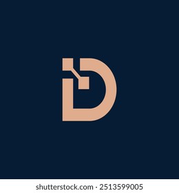 Letter D Logo Vector Template Abstract Monogram Symbol