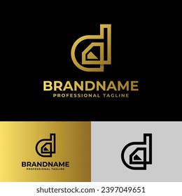 Letter D Lowercase Diamond Logo, suitable for business related to Diamond and with D initial