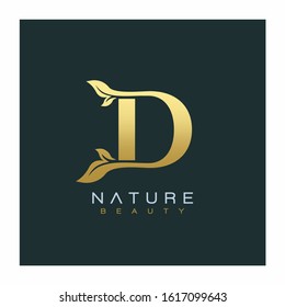 Letter D Luxury Letter Logo Design Vector Icon
