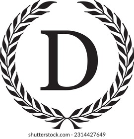 letter d luxury logo vector design template