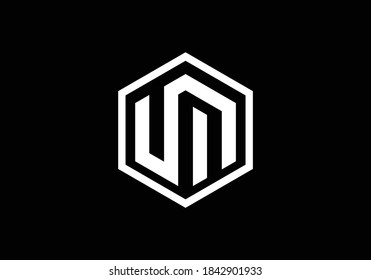 Letter D M Logo Design Vector Template. DM Letter Logo Design