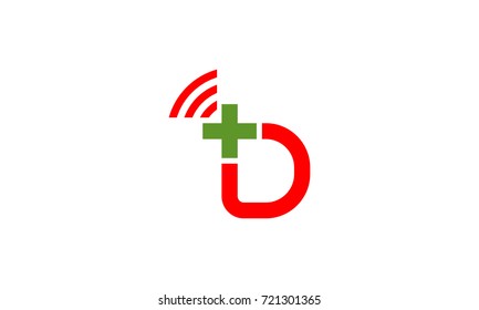 Letter D Modern Logo 