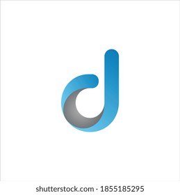 letter D modern logo design vector illustration