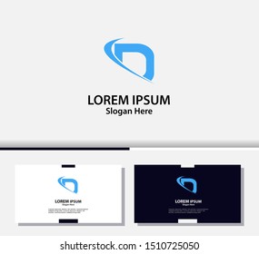 Letter D, modern logo and icon. vector design template.EPS10