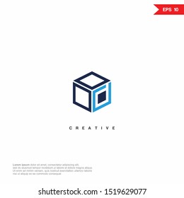 Letter D modern Logo icon. Premium Line Alphabet Monochrome Monogram emblem. Vector graphic design template element. Graphic Symbol for Corporate Business Identity. 