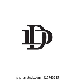 letter D and D monogram logo