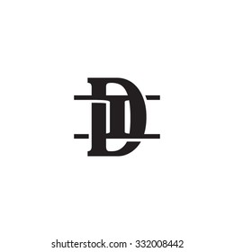 letter I and D monogram logo