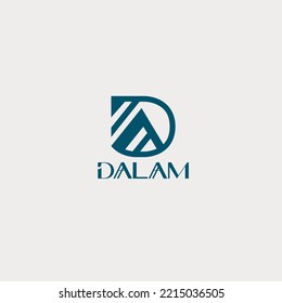 Letter D A Monogram Logo Design. Initial D A Absrtact Logo Identity for Branding and Business