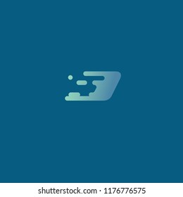 letter D in motion