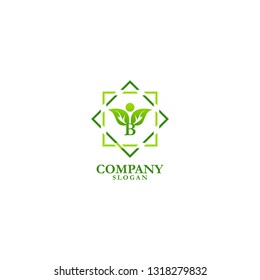 LETTER D NATURE LOGO