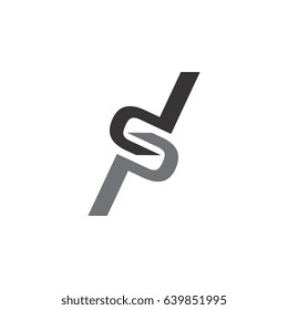 letter d and p logo