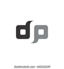 Letter D And P Logo
