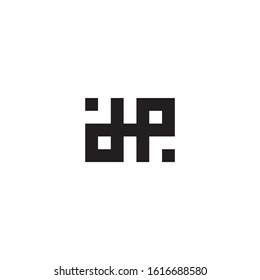 Letter D and P Logo Icon Design Template Elements