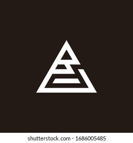 letter d pencil negative space geometric triangle logo vector