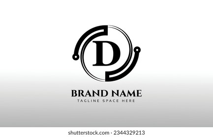 Letter D professional logo design templates