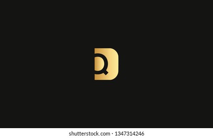 LETTER D AND Q LOGO FOR LOGO DESIGN OR ILLUSTRATION USE