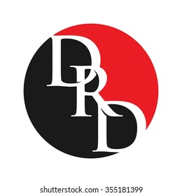 letter d and r logo vector.