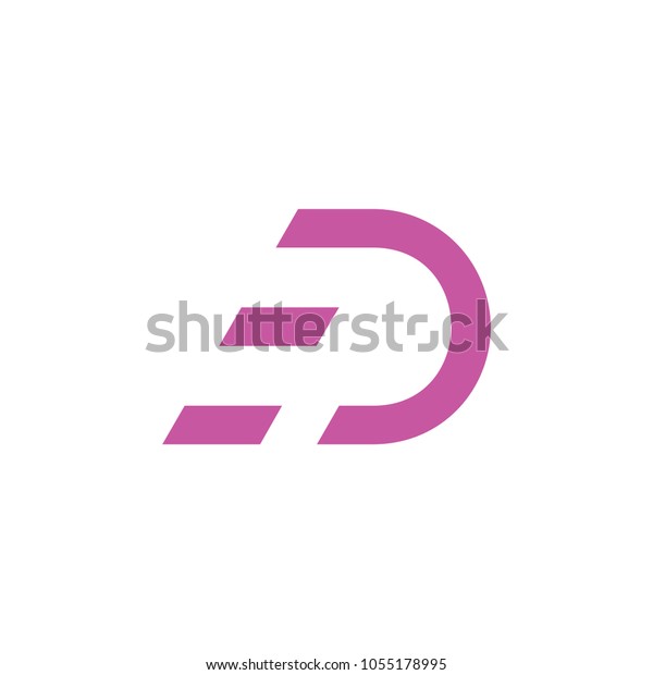 letter d run fast design\
logo