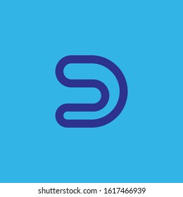 Letter D S logo icon design template elements