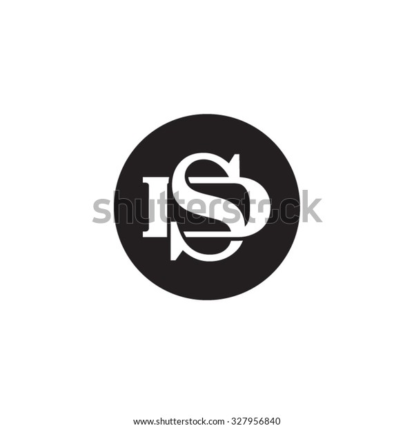 Letter D S Monogram Circle Logo Stock Vector (Royalty Free) 327956840 ...